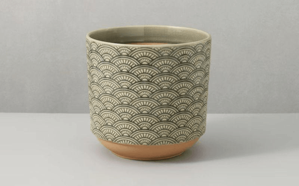 Grey Waves Plant Pot