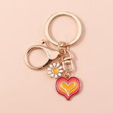Spring Heart Keychain