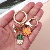 Glowing Cactus Keychain