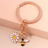 Daisy Bee Keychain