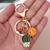 Glowing Cactus Keychain