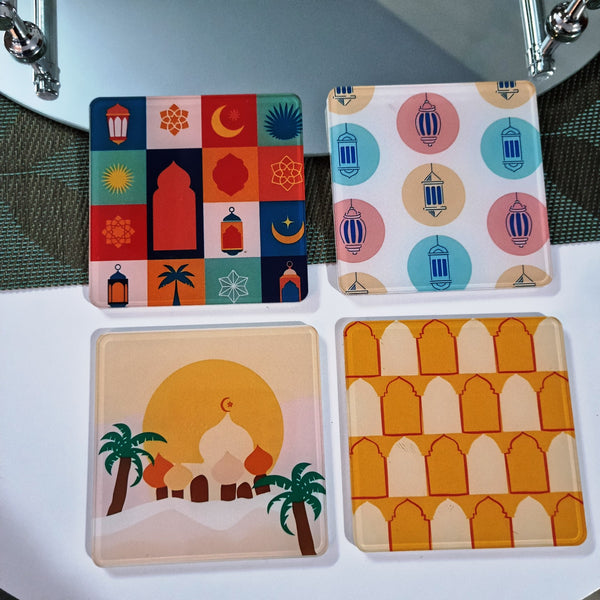 Coasters - Desert Scroll (Set of 4)