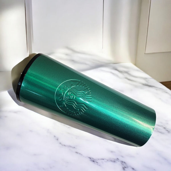 Green Elegance Stainless Steel Tumbler