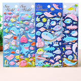 Sea Life Theme 3D Stickers