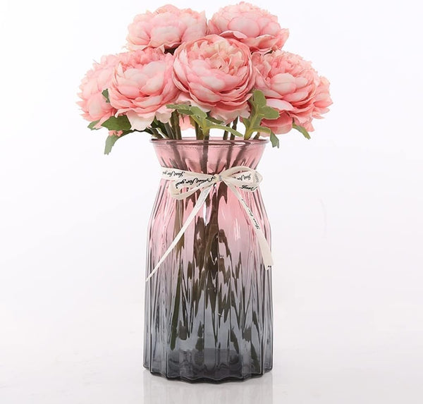 Elegant Tinted Glass Vase