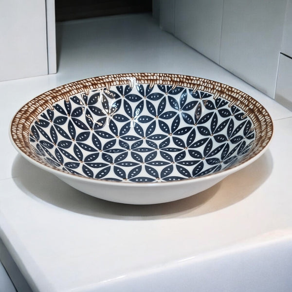 Starburst Ceramic Soup Dish (8 inch)