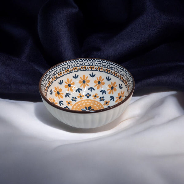 Intricate Floral Bowl (4.5 inch)