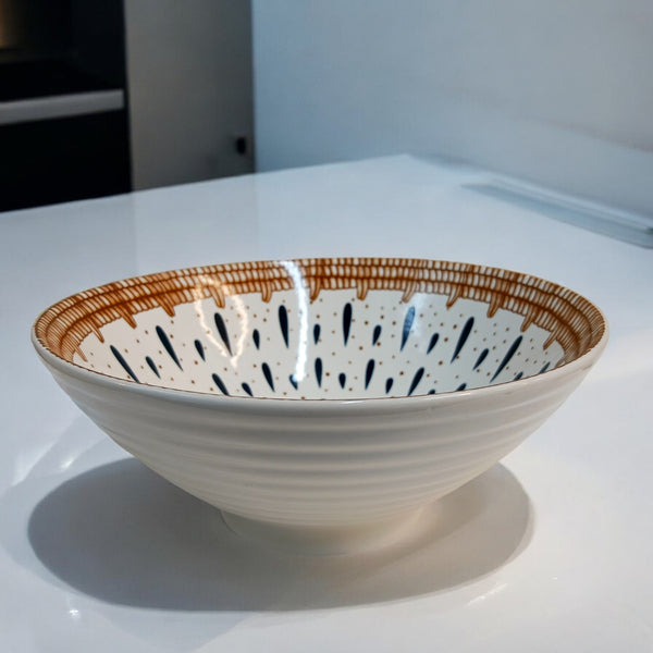 Chic Splatter Serving Bowl (8 Inches)