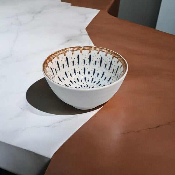 Chic Splatter Porcelain Bowl (4.5 Inches)