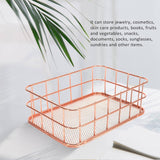 Rose Gold Wire Basket