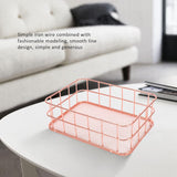 Rose Gold Wire Basket