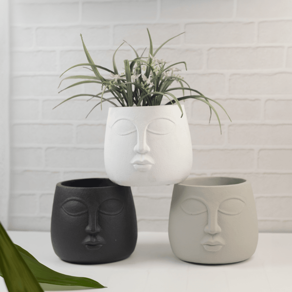 Artistic Cement and Rock Mould Plant Pots