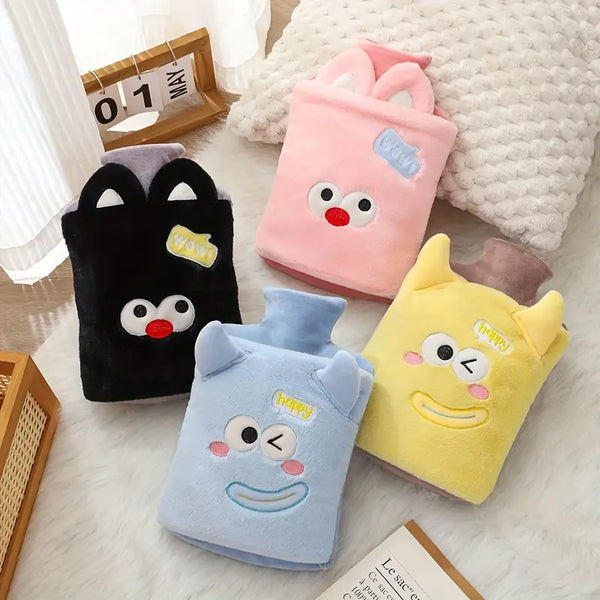 Cartoon Theme Plush Water Bag (2000ml)