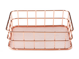 Rose Gold Wire Basket