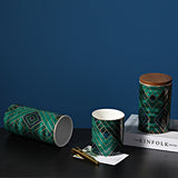 Ceramic Retro Earthenware Airtight Tea Canisters