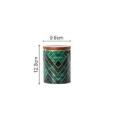 Ceramic Retro Earthenware Airtight Tea Canisters