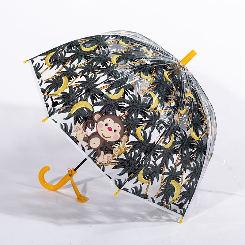 Kids Monkey Theme Kids Umbrella