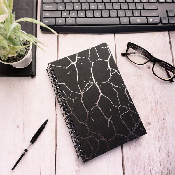 Mud Cracks Foil Notebook