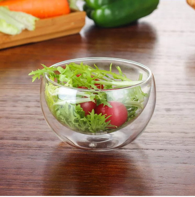 Double Wall Glass Bowl 500ml