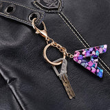 Multicolor Letter Keychain