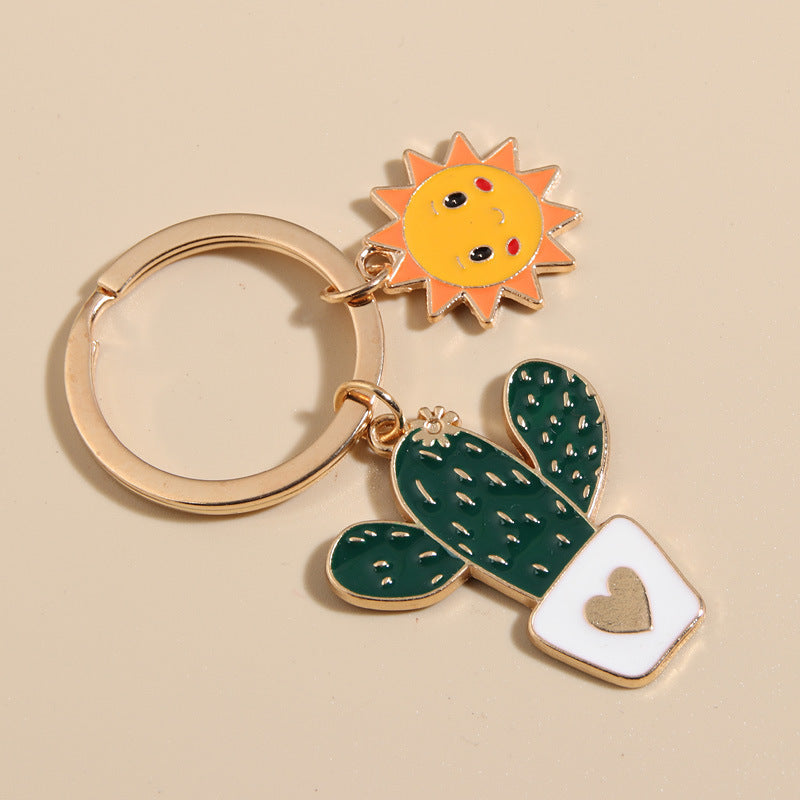 Cute Cactus Keychains