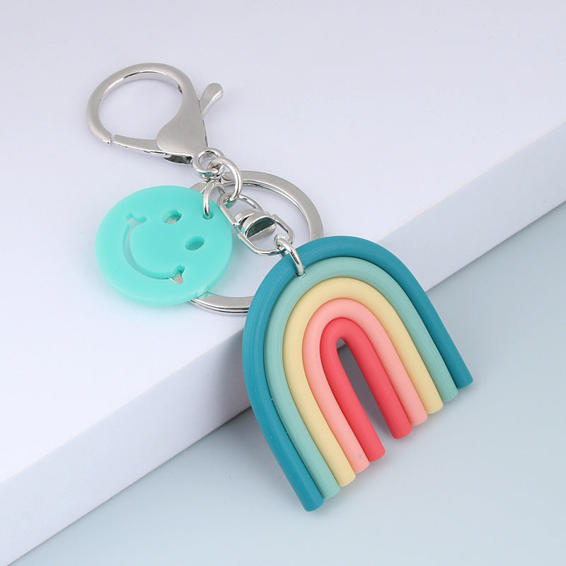 Pastel Rainbow Keychain