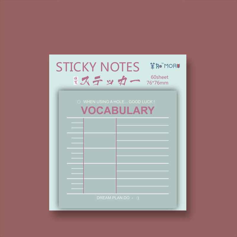 Daily Planner Sticky Notes
