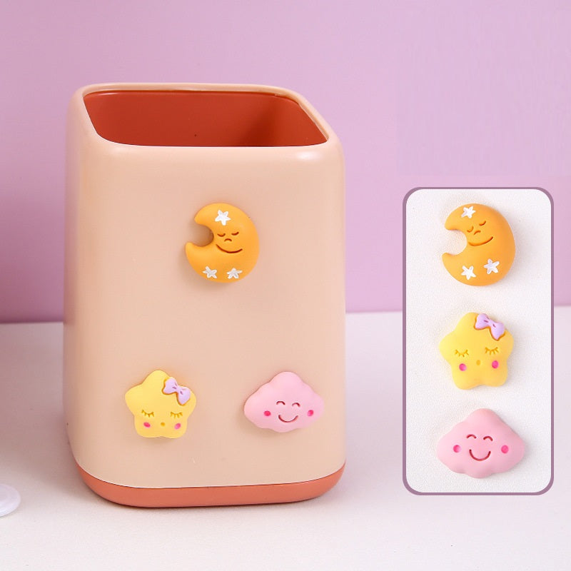 DIY Plain Pencil Holder (with stickers)