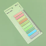 Template Green Sticky Notes