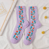 Floral Garden Socks