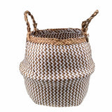 Seagrass Rattan Basket (XL)- Grey Mosaic